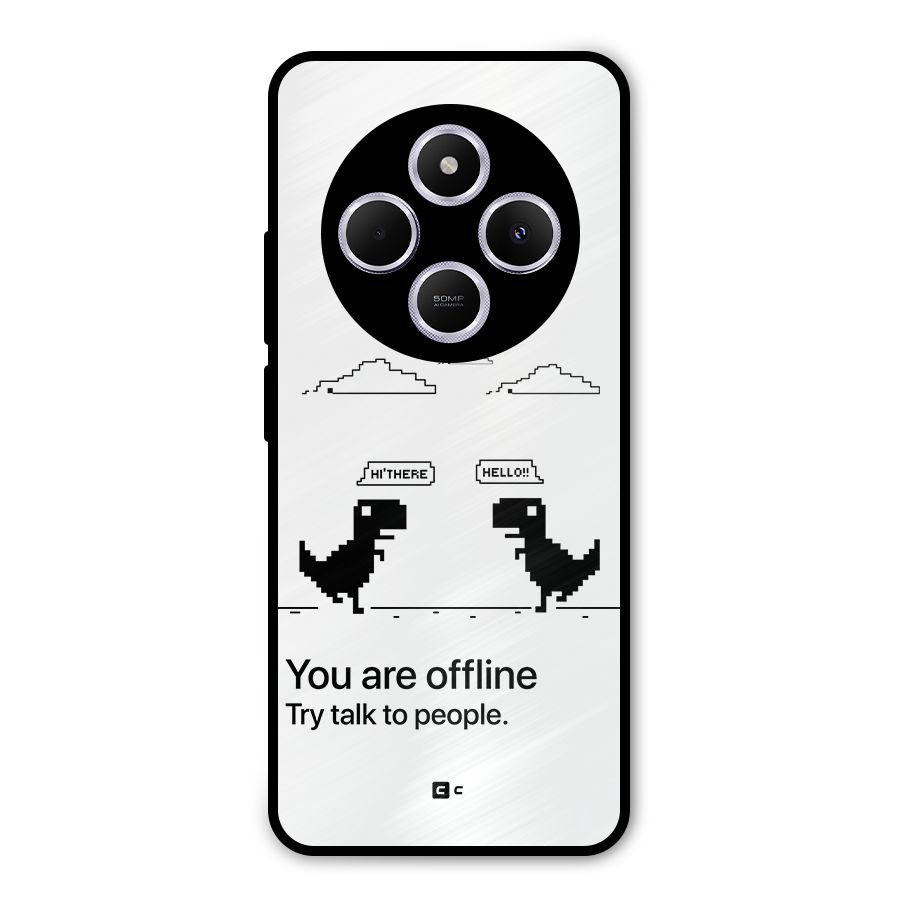 You Are Offline Metal Back Case for Poco C75 5G