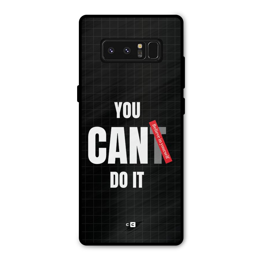 You Can Do It Metal Back Case for Galaxy Note 8