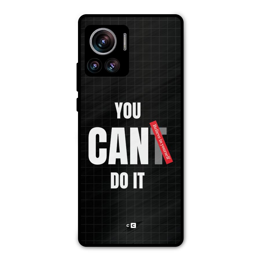 You Can Do It Metal Back Case for Motorola Edge 30 Ultra