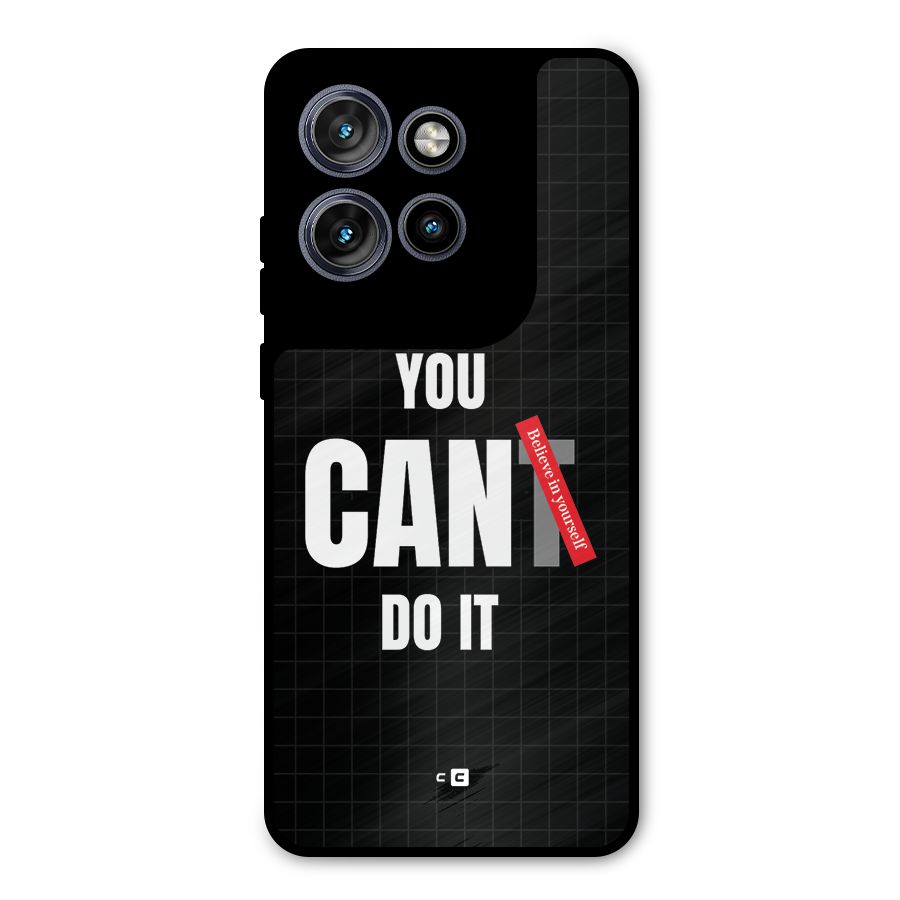 You Can Do It Metal Back Case for Motorola Edge 50 Neo