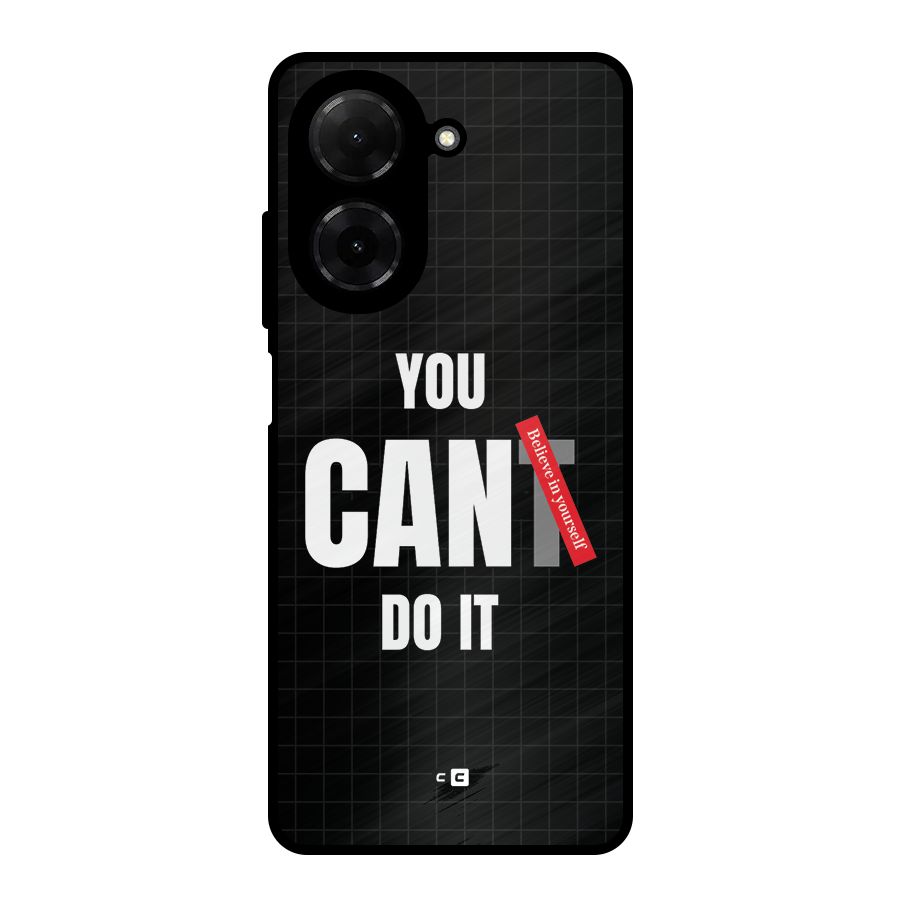 You Can Do It Metal Back Case for Redmi A5 4G