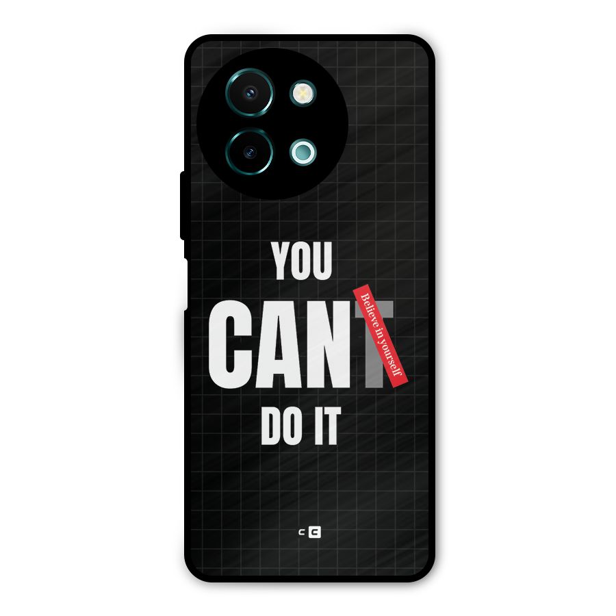 You Can Do It Metal Back Case for Vivo Y58