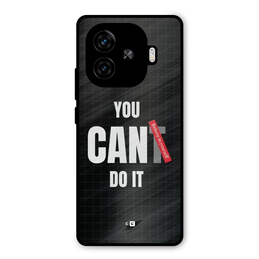 You Can Do It Metal Back Case for iQOO Z9 Turbo