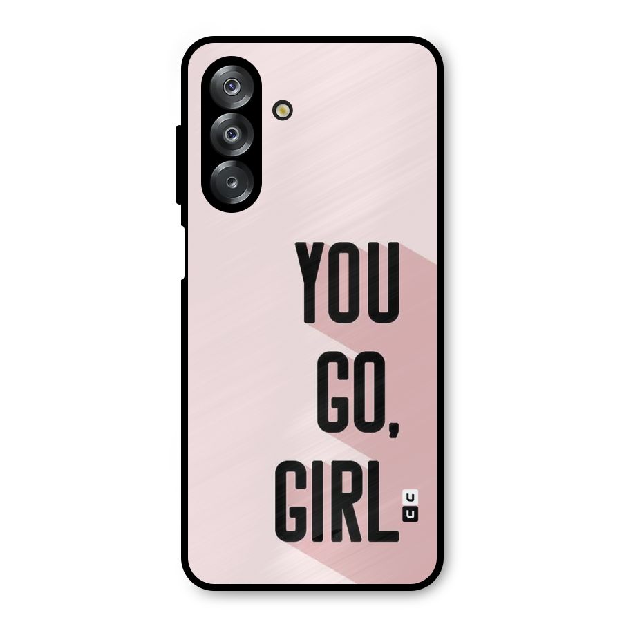 You Go Girl Shadow Metal Back Case for Galaxy A26