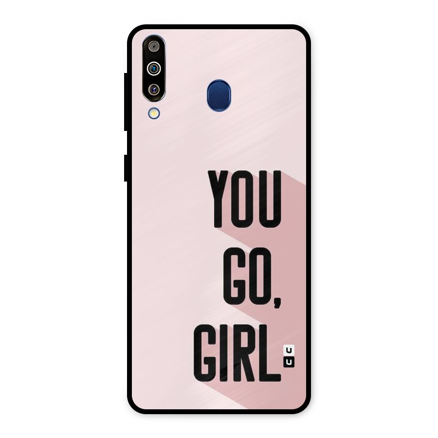 You Go Girl Shadow Metal Back Case for Galaxy M30