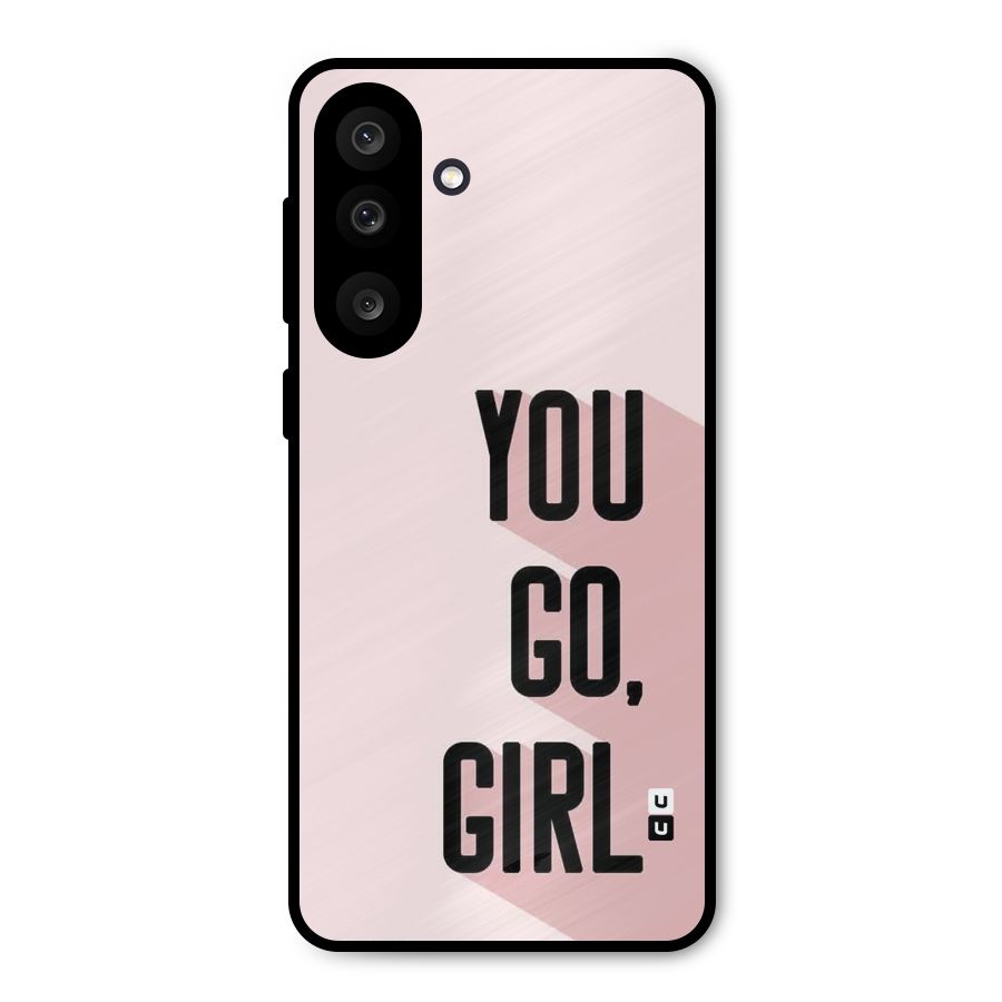 You Go Girl Shadow Metal Back Case for Galaxy M56