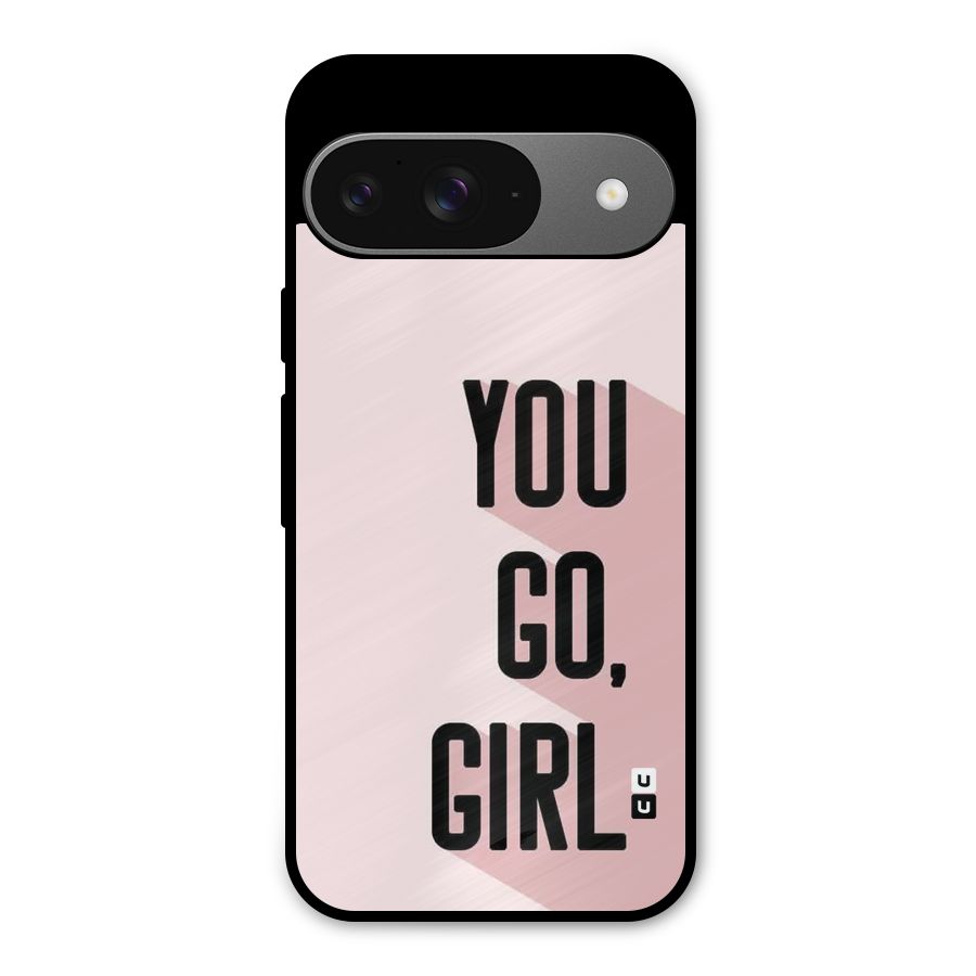 You Go Girl Shadow Metal Back Case for Google Pixel 9