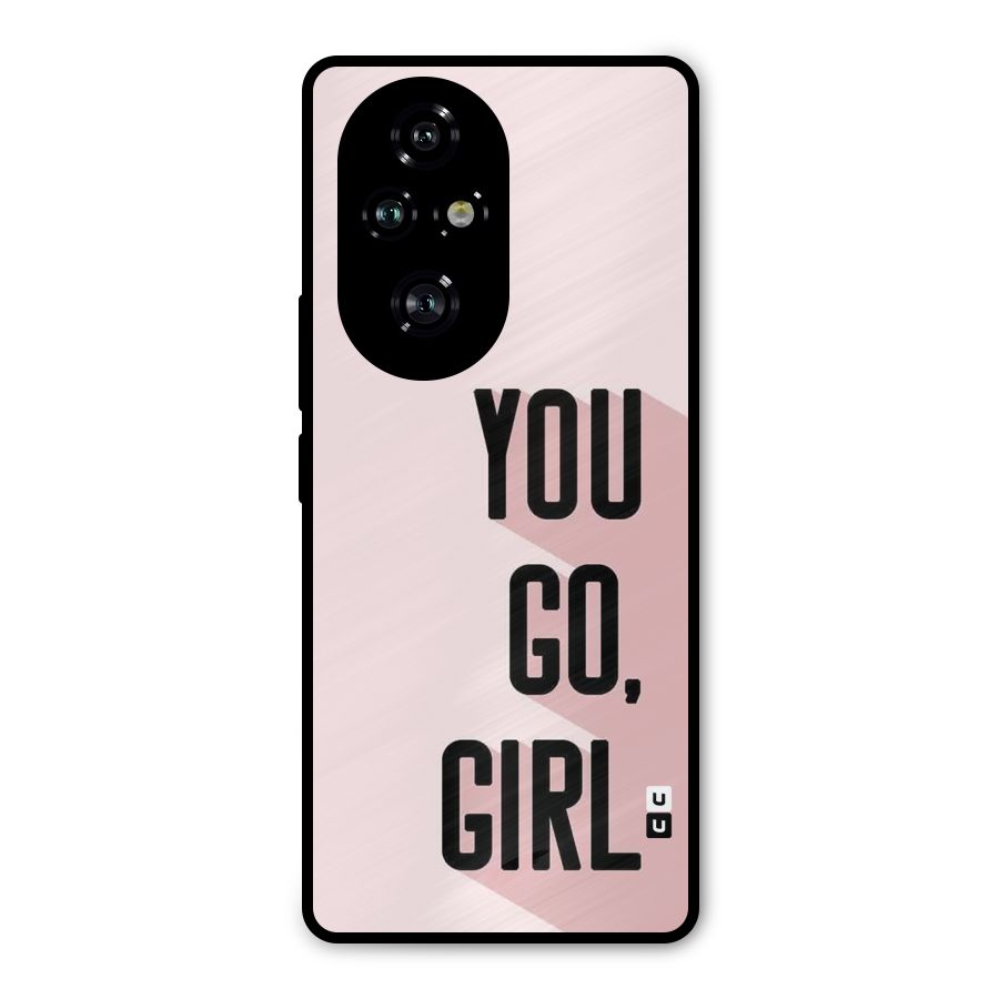 You Go Girl Shadow Metal Back Case for Honor 200 Pro