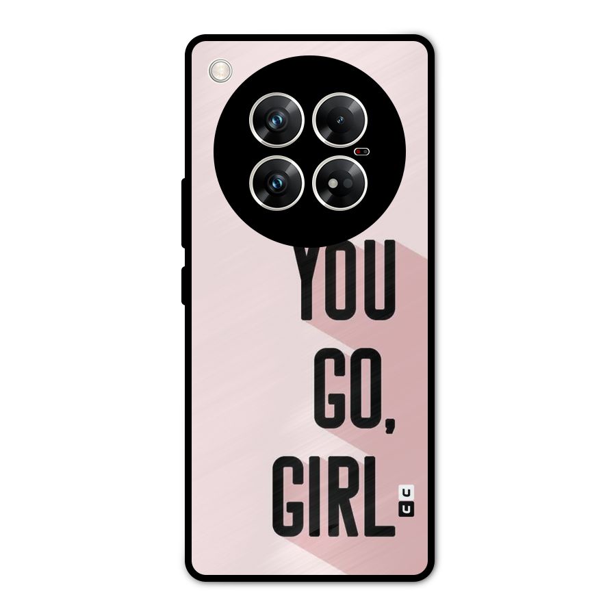 You Go Girl Shadow Metal Back Case for Infinix Zero 40 5G
