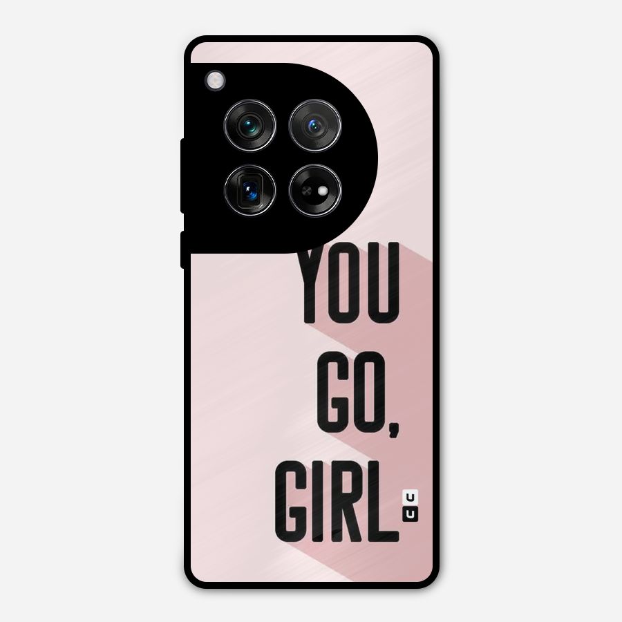You Go Girl Shadow Metal Back Case for OnePlus 12