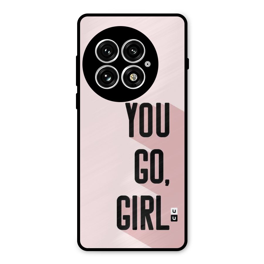 You Go Girl Shadow Metal Back Case for OnePlus 13