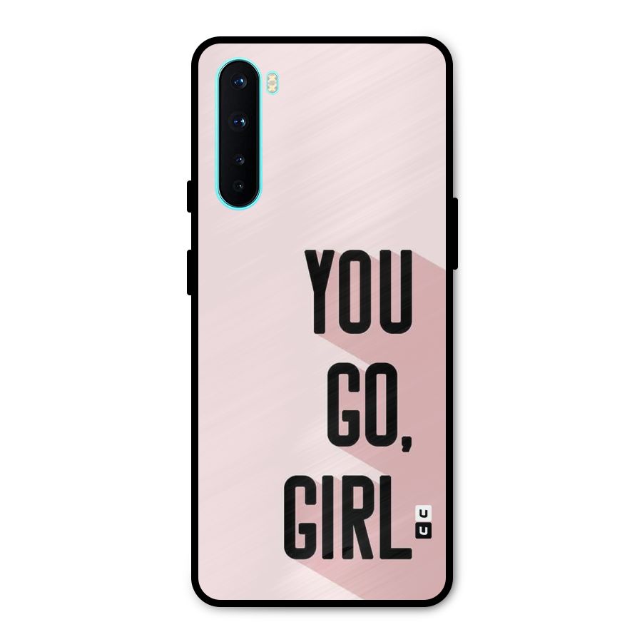 You Go Girl Shadow Metal Back Case for OnePlus Nord