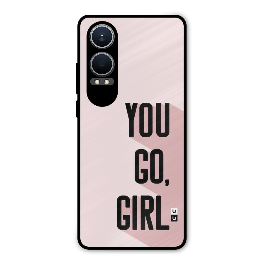 You Go Girl Shadow Metal Back Case for OnePlus Nord CE4 Lite