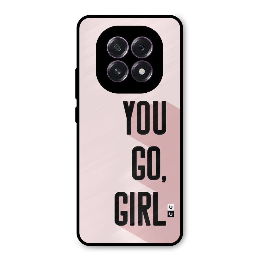 You Go Girl Shadow Metal Back Case for Oppo F29