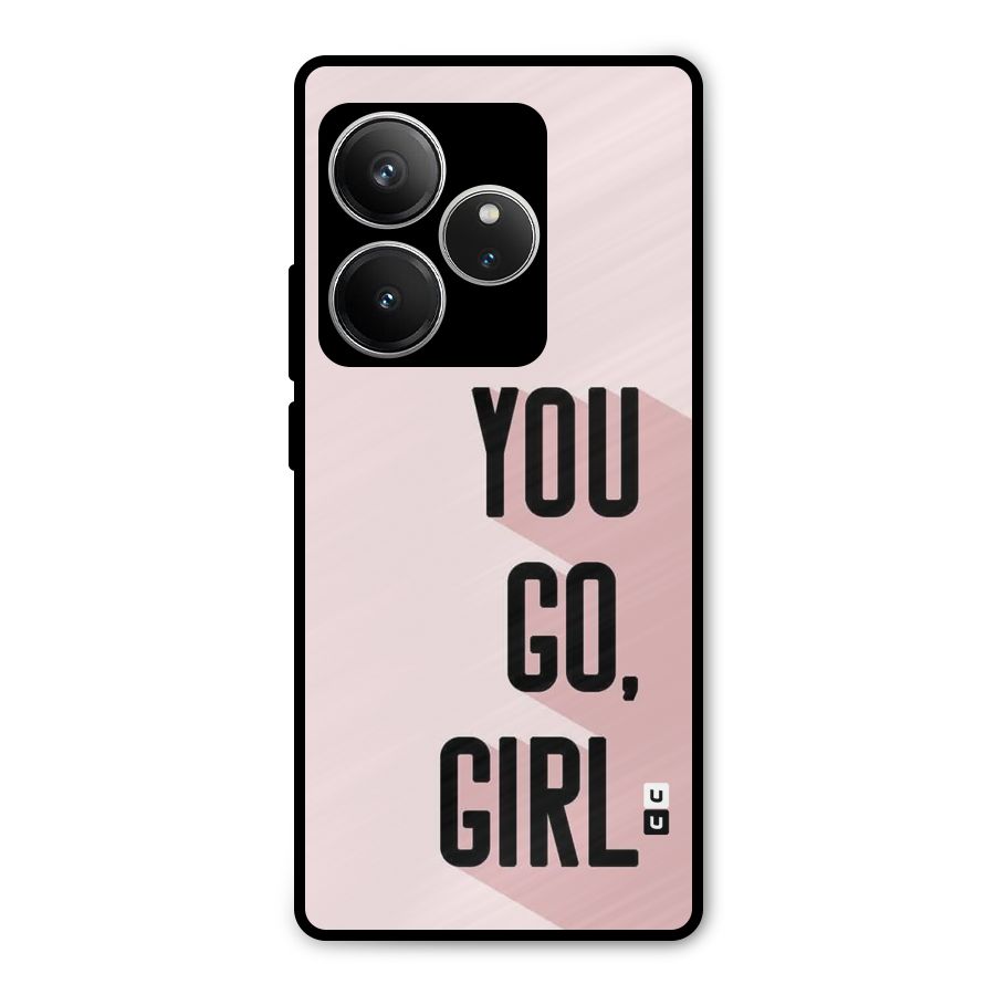 You Go Girl Shadow Metal Back Case for Realme GT 6