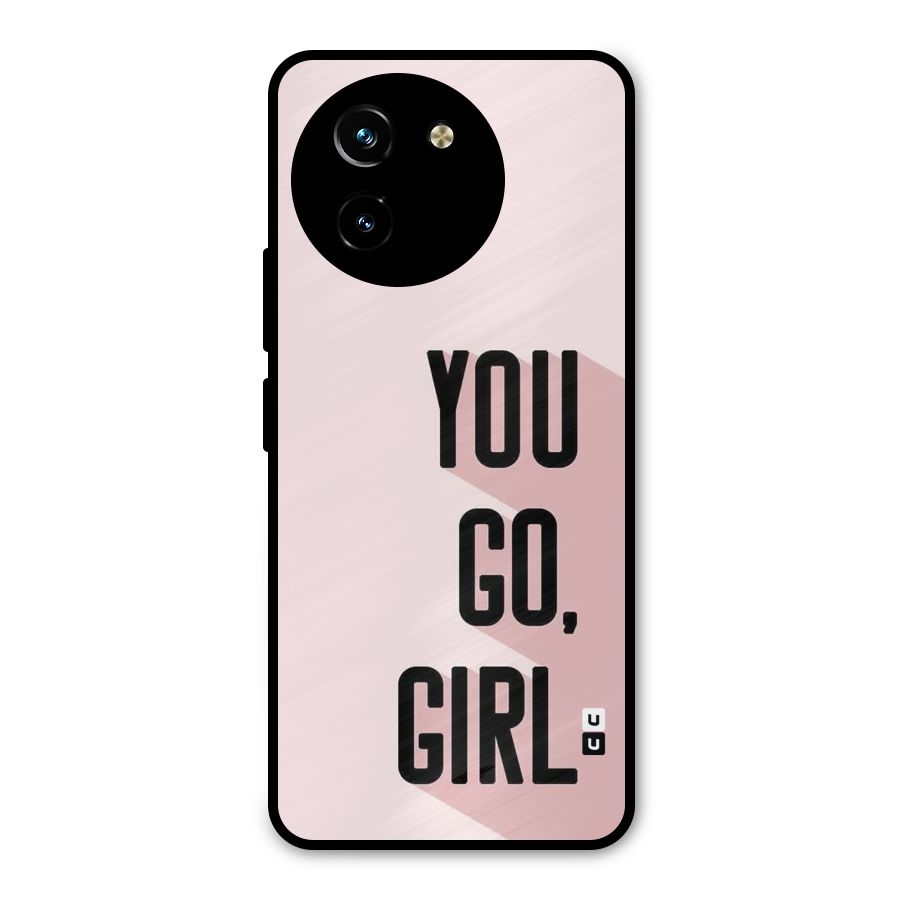 You Go Girl Shadow Metal Back Case for Vivo T3x
