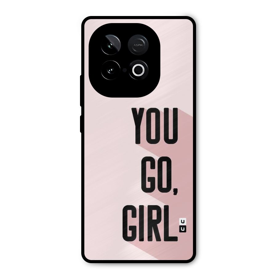 You Go Girl Shadow Metal Back Case for iQOO Neo 10