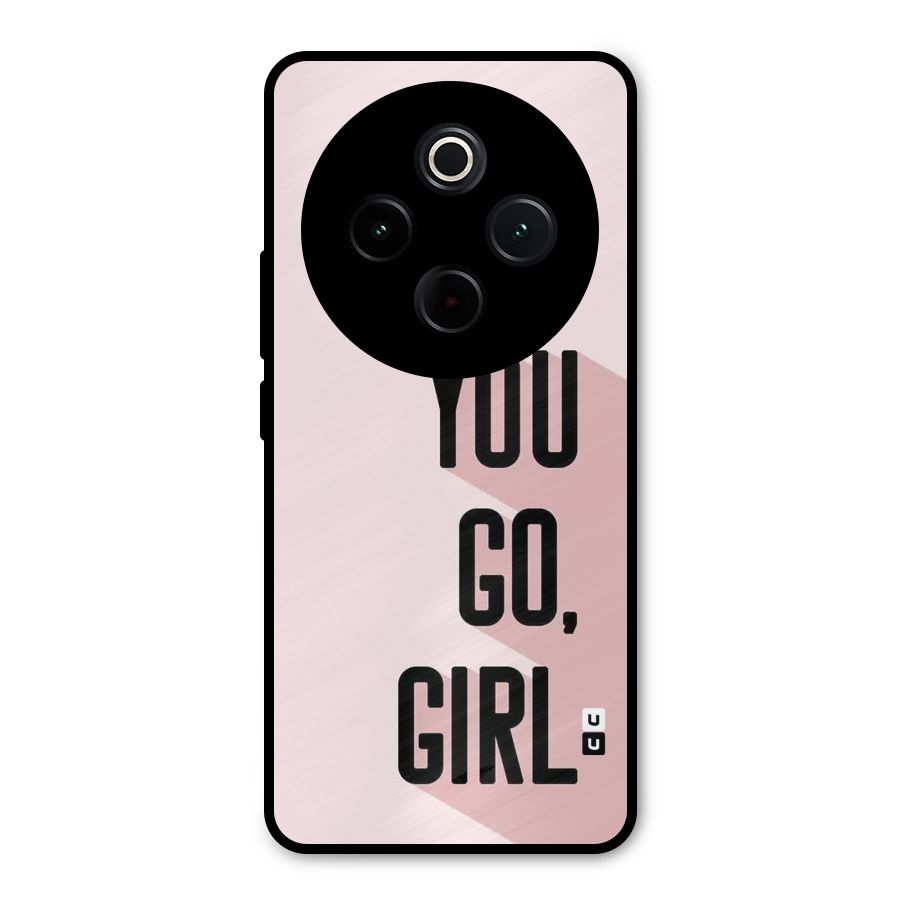 You Go Girl Shadow Metal Back Case for iQOO Z10