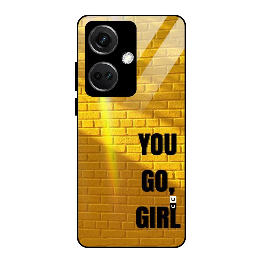 You Go Girl Wall Glass Back Case for OnePlus Nord CE 3 5G