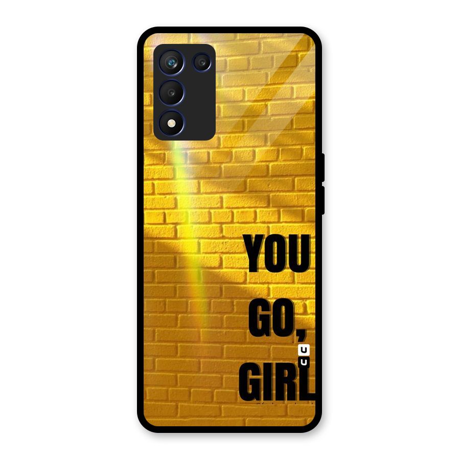 You Go Girl Wall Glass Back Case for Realme 9 5G Speed