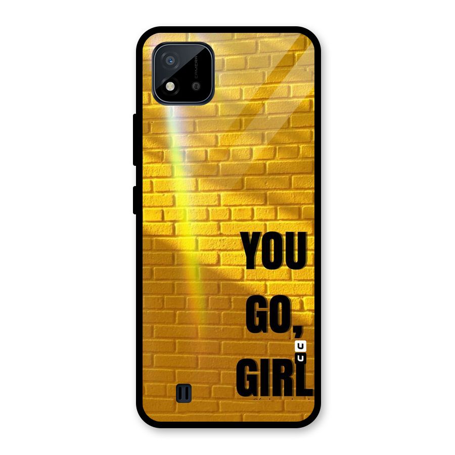 You Go Girl Wall Glass Back Case for Realme C11 2021