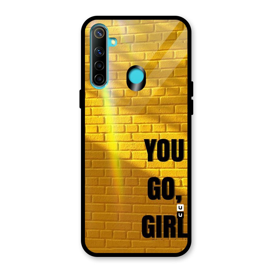You Go Girl Wall Glass Back Case for Realme Narzo 10