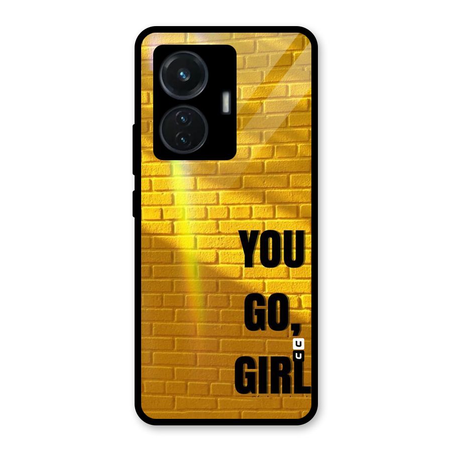 You Go Girl Wall Glass Back Case for Vivo T1 44W