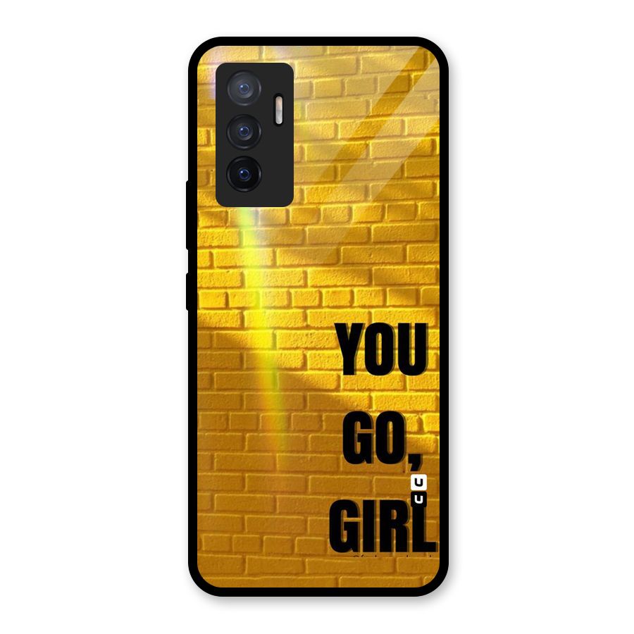 You Go Girl Wall Glass Back Case for Vivo V23e