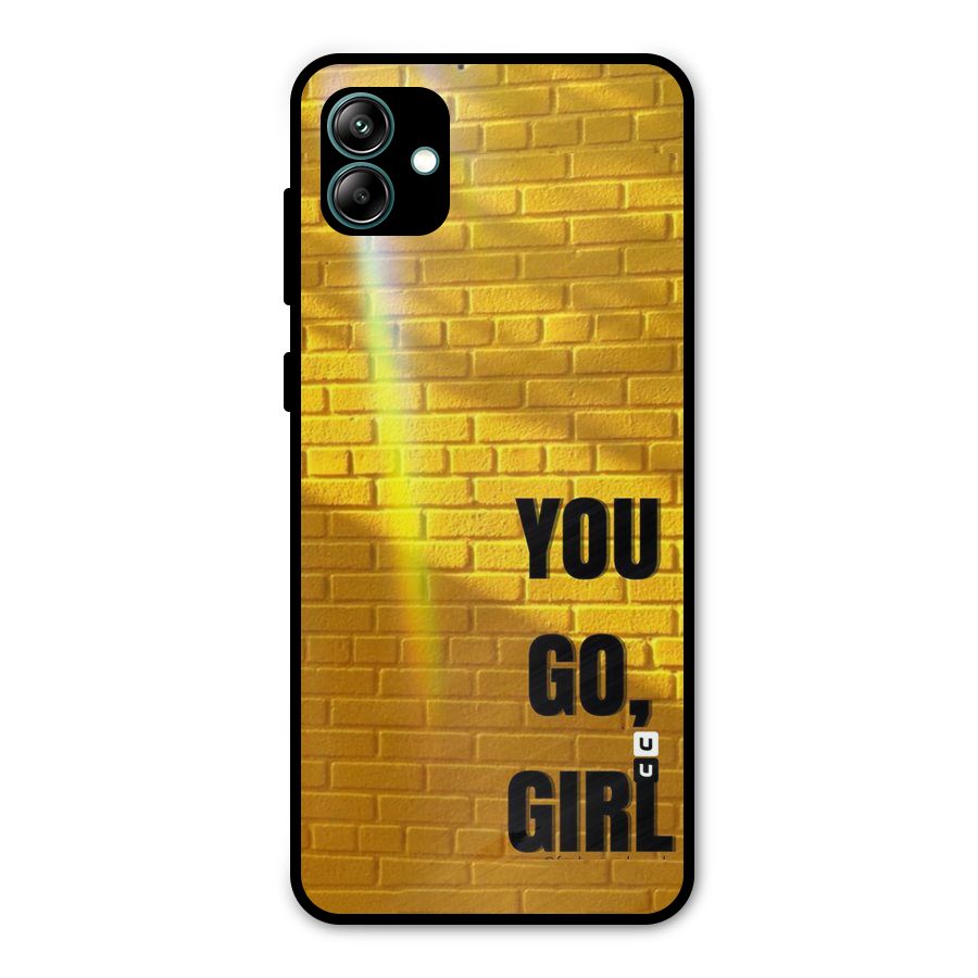 You Go Girl Wall Metal Back Case for Galaxy A04