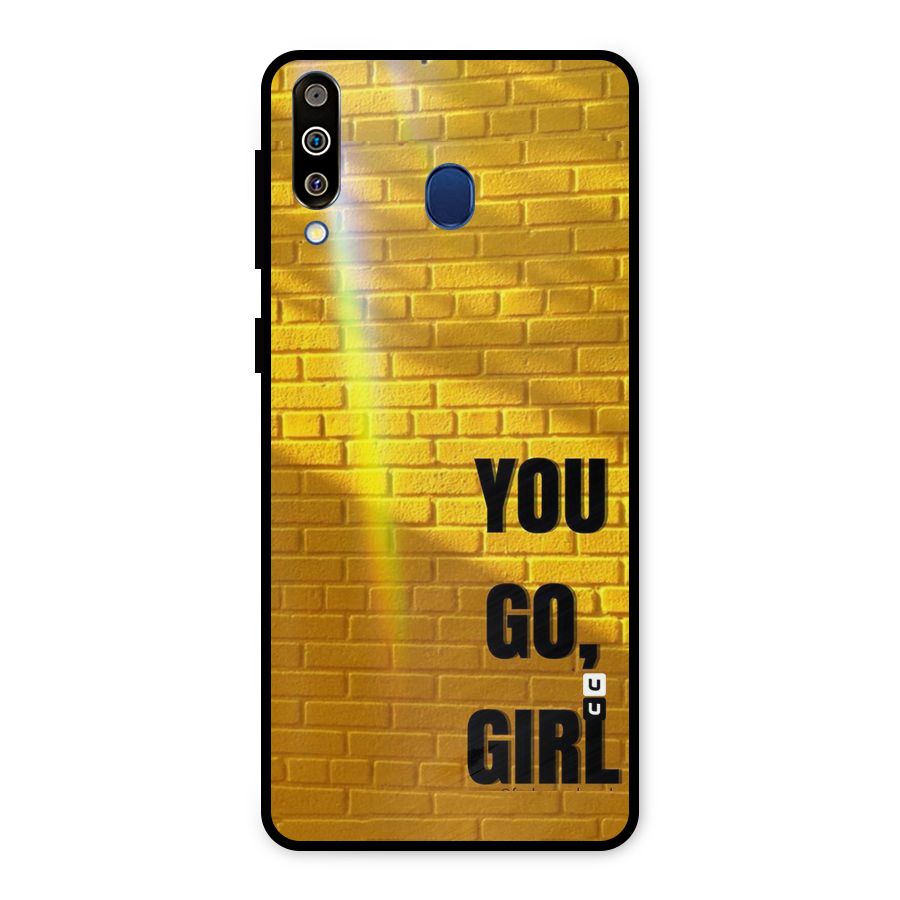 You Go Girl Wall Metal Back Case for Galaxy M30
