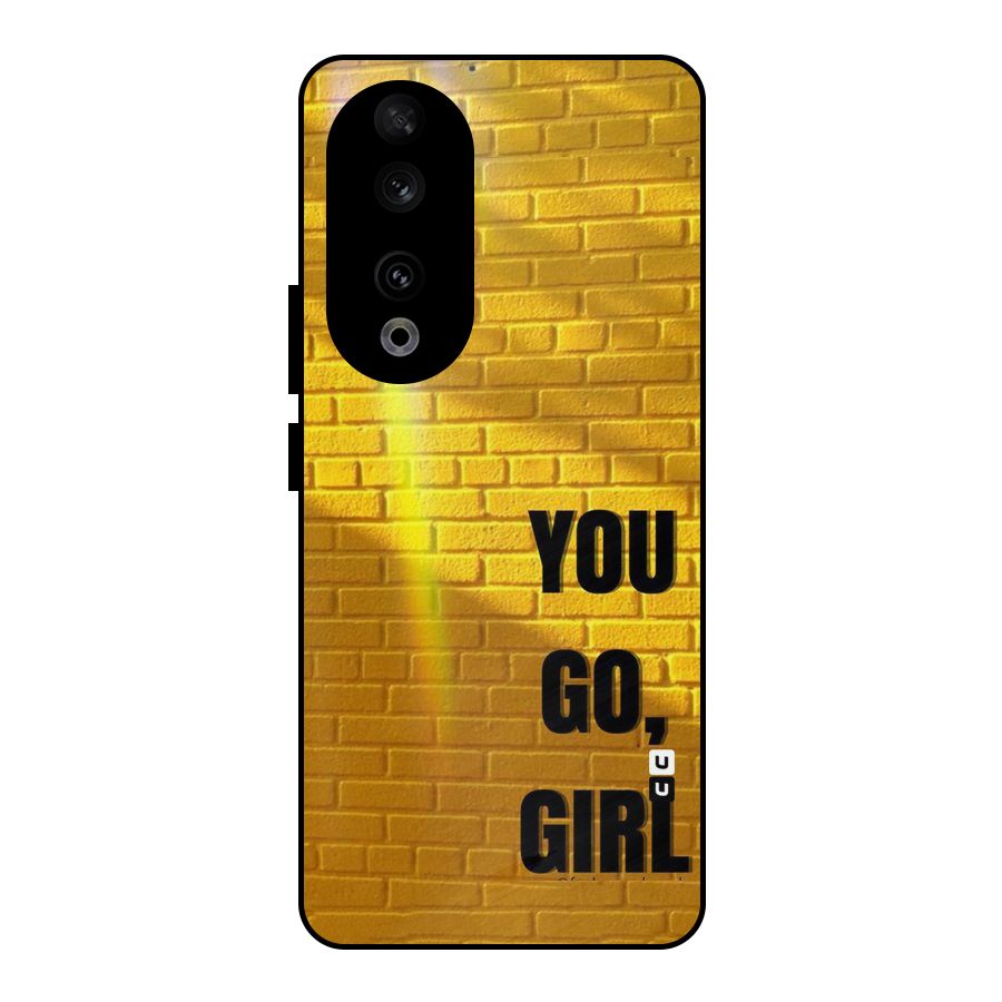 You Go Girl Wall Metal Back Case for Honor 90