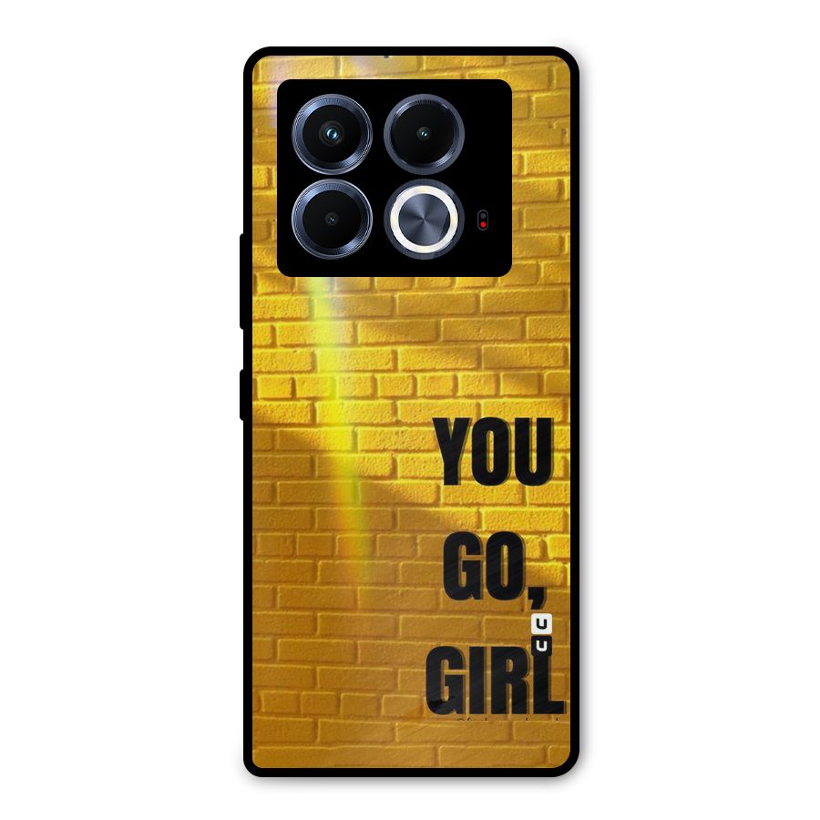 You Go Girl Wall Metal Back Case for Infinix Note 40 5G