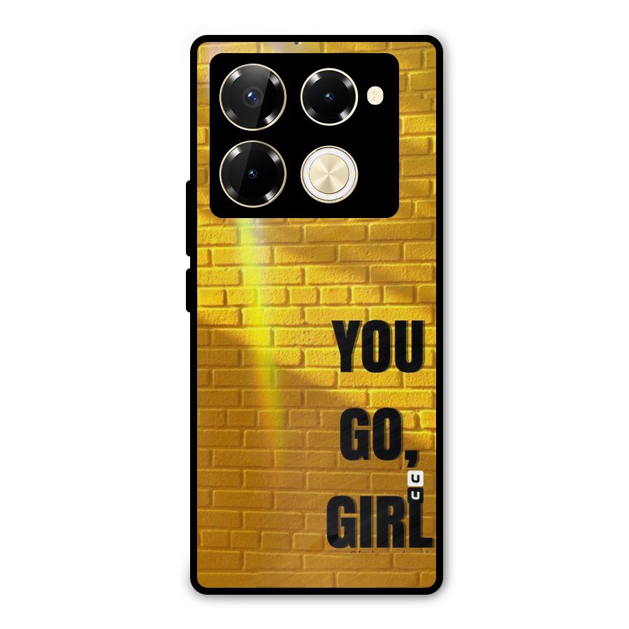 You Go Girl Wall Metal Back Case for Infinix Note 40 Pro