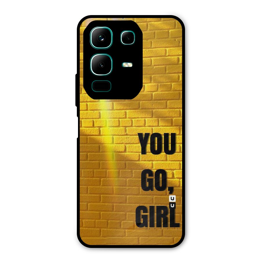You Go Girl Wall Metal Back Case for Infinix Note 50x