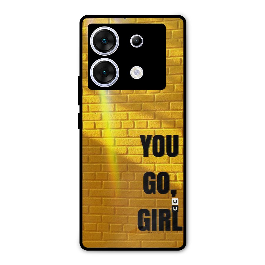 You Go Girl Wall Metal Back Case for Infinix Zero 30 5G