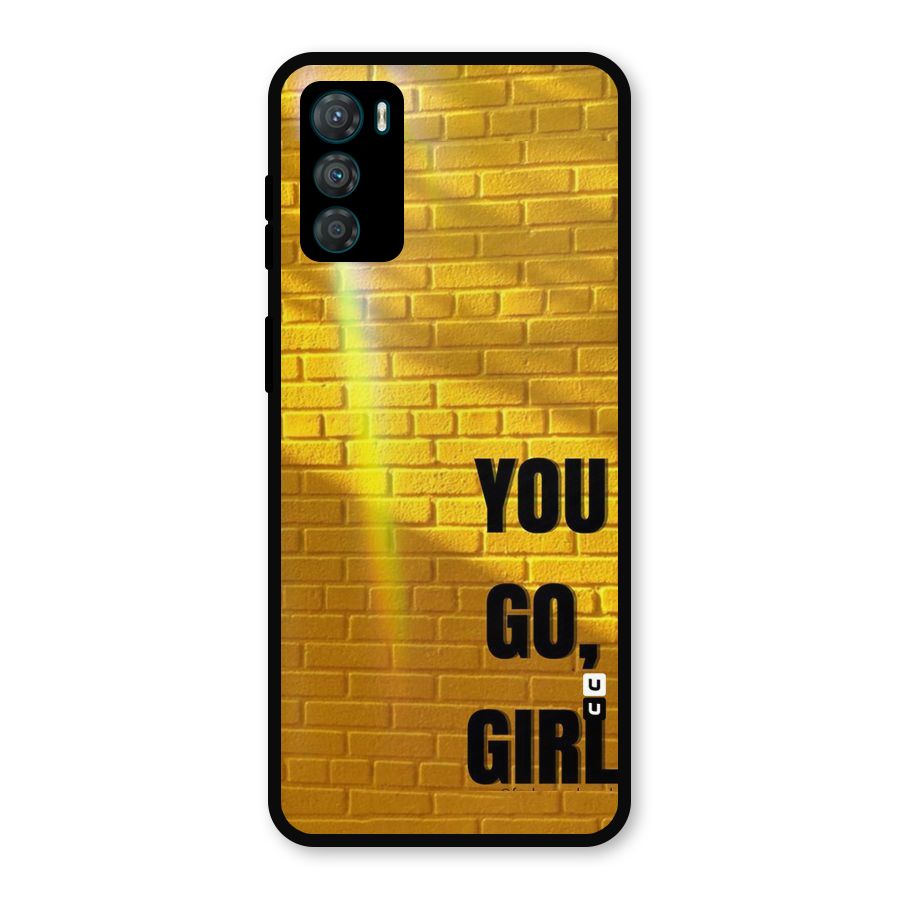 You Go Girl Wall Metal Back Case for Moto G42