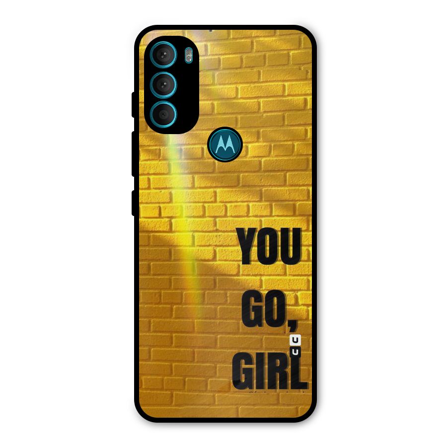 You Go Girl Wall Metal Back Case for Moto G71 5G