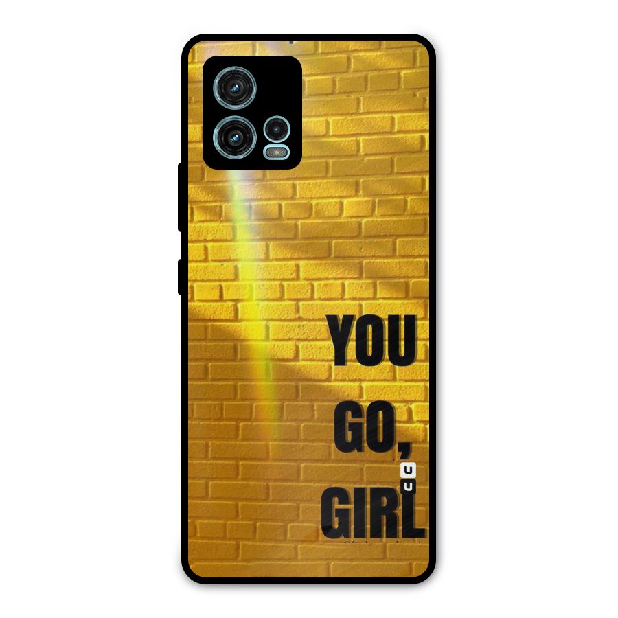 You Go Girl Wall Metal Back Case for Moto G72