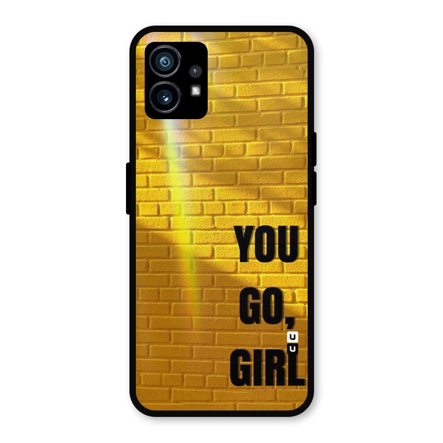 You Go Girl Wall Metal Back Case for Nothing Phone 1