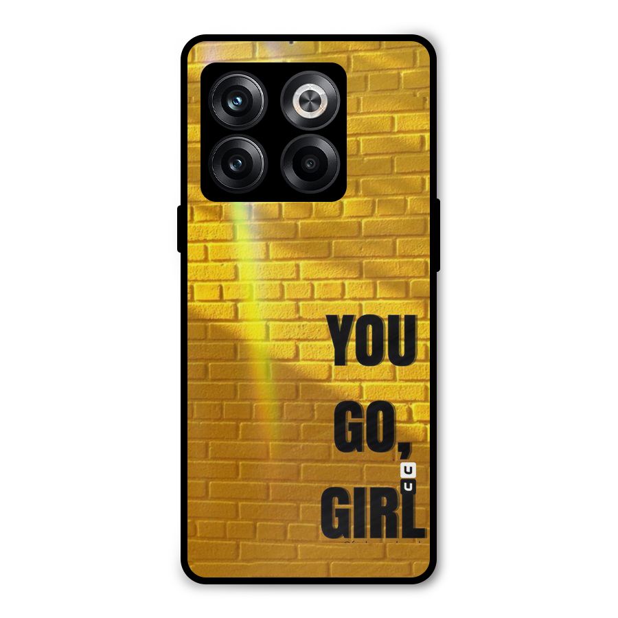You Go Girl Wall Metal Back Case for OnePlus 10T