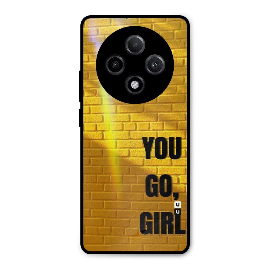 You Go Girl Wall Metal Back Case for Oppo F27 Pro Plus