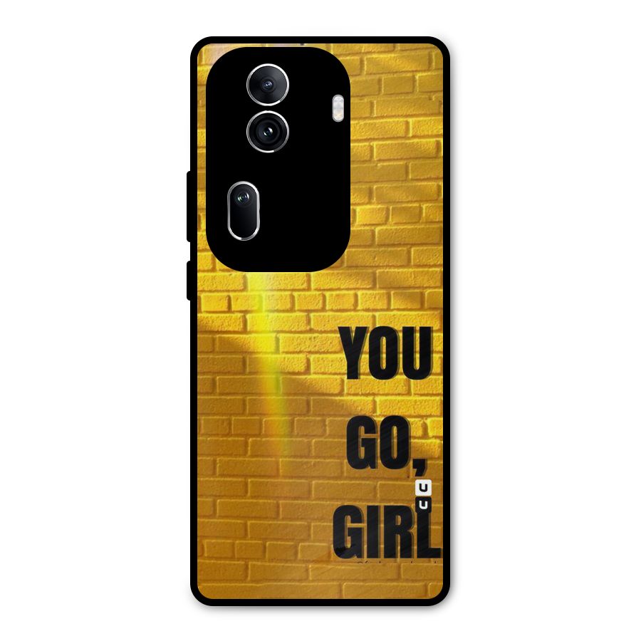 You Go Girl Wall Metal Back Case for Oppo Reno11 Pro 5G