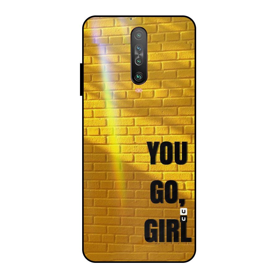 You Go Girl Wall Metal Back Case for Poco X2
