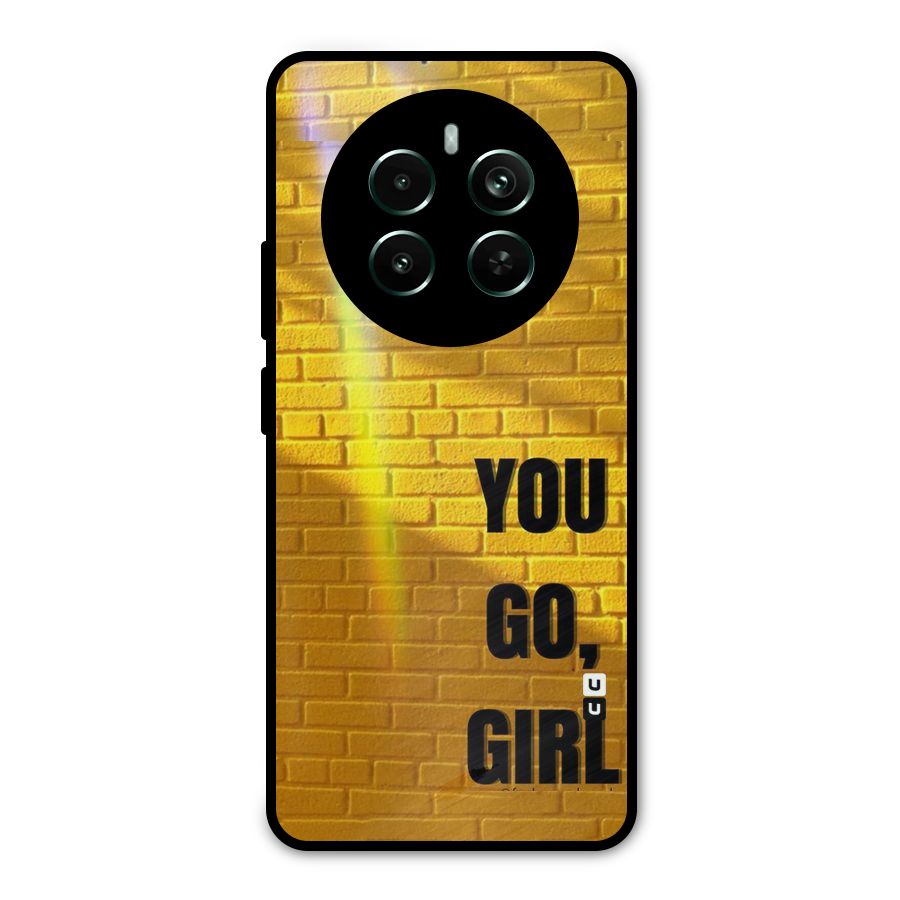 You Go Girl Wall Metal Back Case for Realme 12 Pro Plus