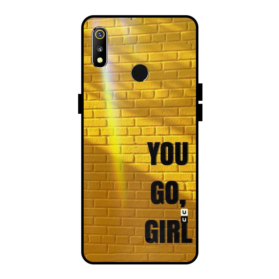 You Go Girl Wall Metal Back Case for Realme 3
