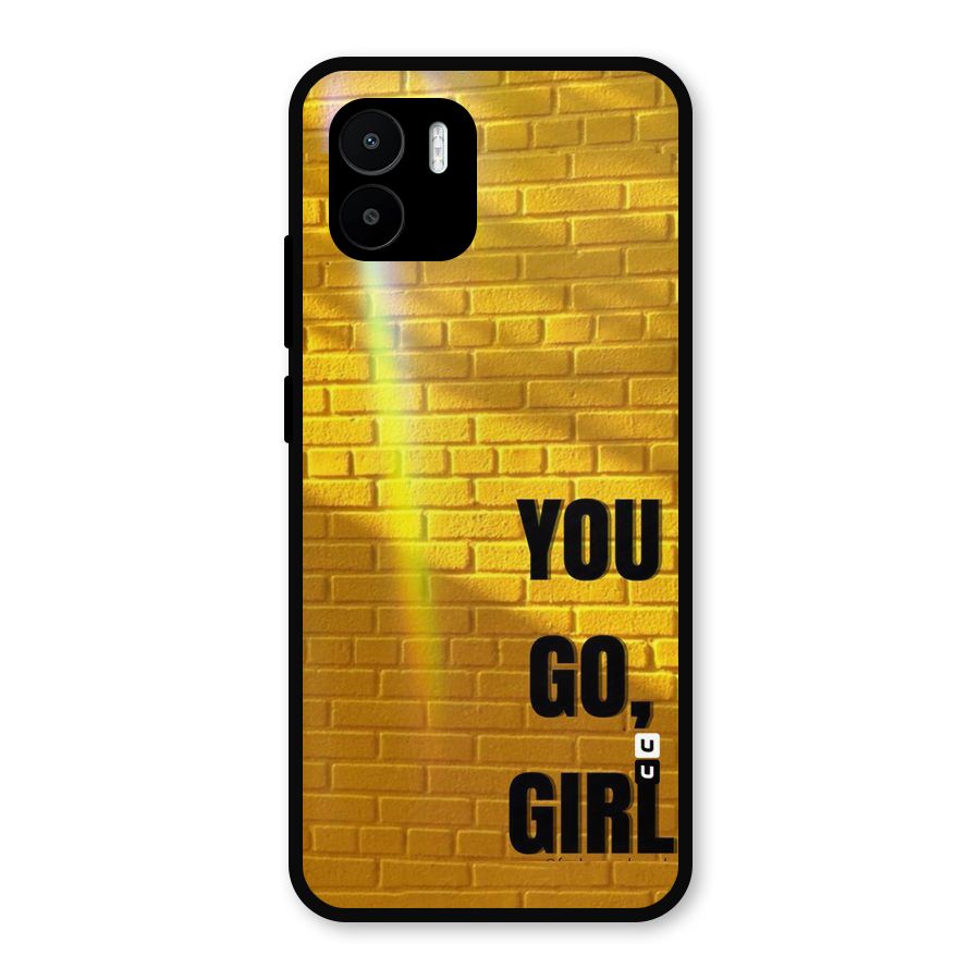 You Go Girl Wall Metal Back Case for Redmi A2