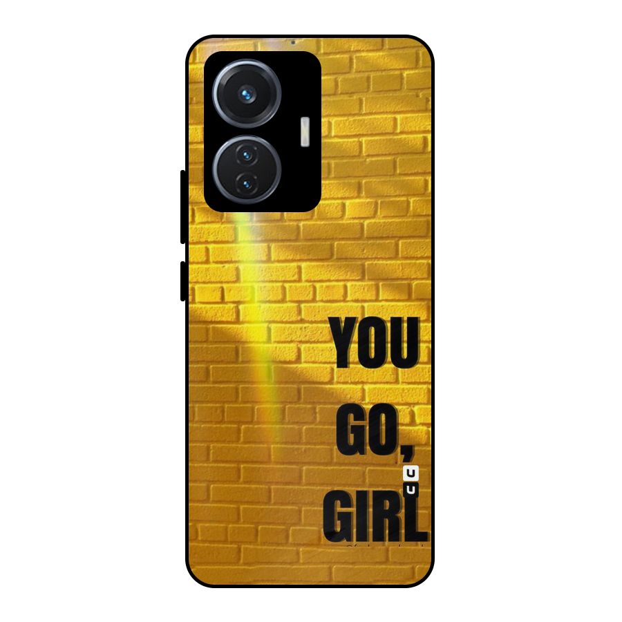 You Go Girl Wall Metal Back Case for Vivo T1 44W