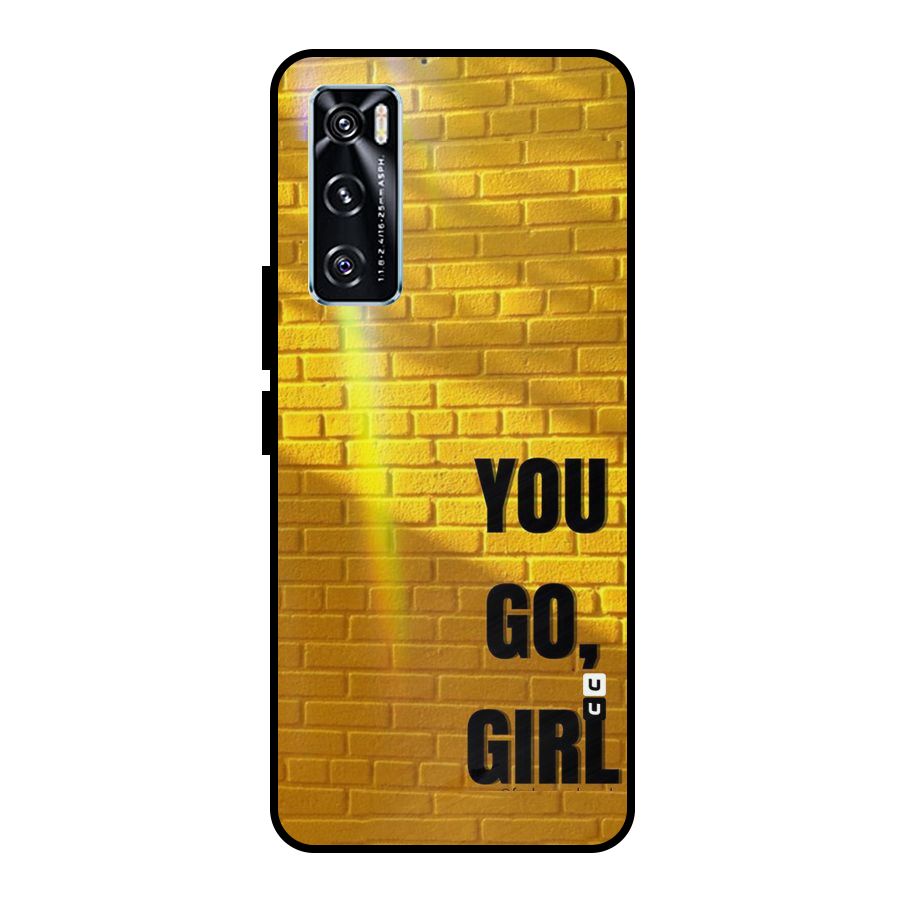 You Go Girl Wall Metal Back Case for Vivo V20 SE