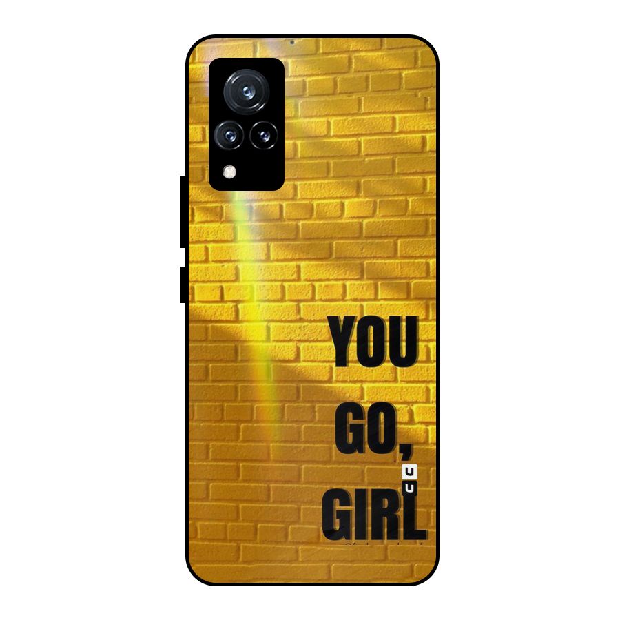 You Go Girl Wall Metal Back Case for Vivo V21 5G