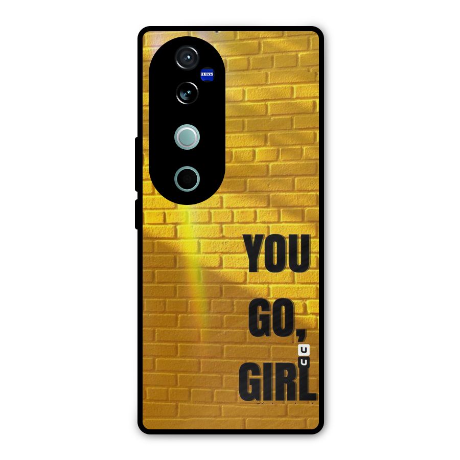 You Go Girl Wall Metal Back Case for Vivo V40
